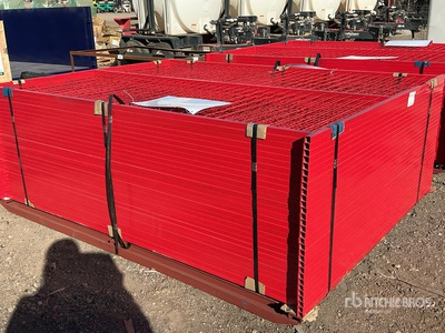 Quantity of (30) Canex 6 ft x 8 ft Powder Coated Clôture de site (Unused)