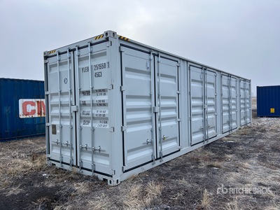 2025 40 ft High Cube Multi-Door Storage Container