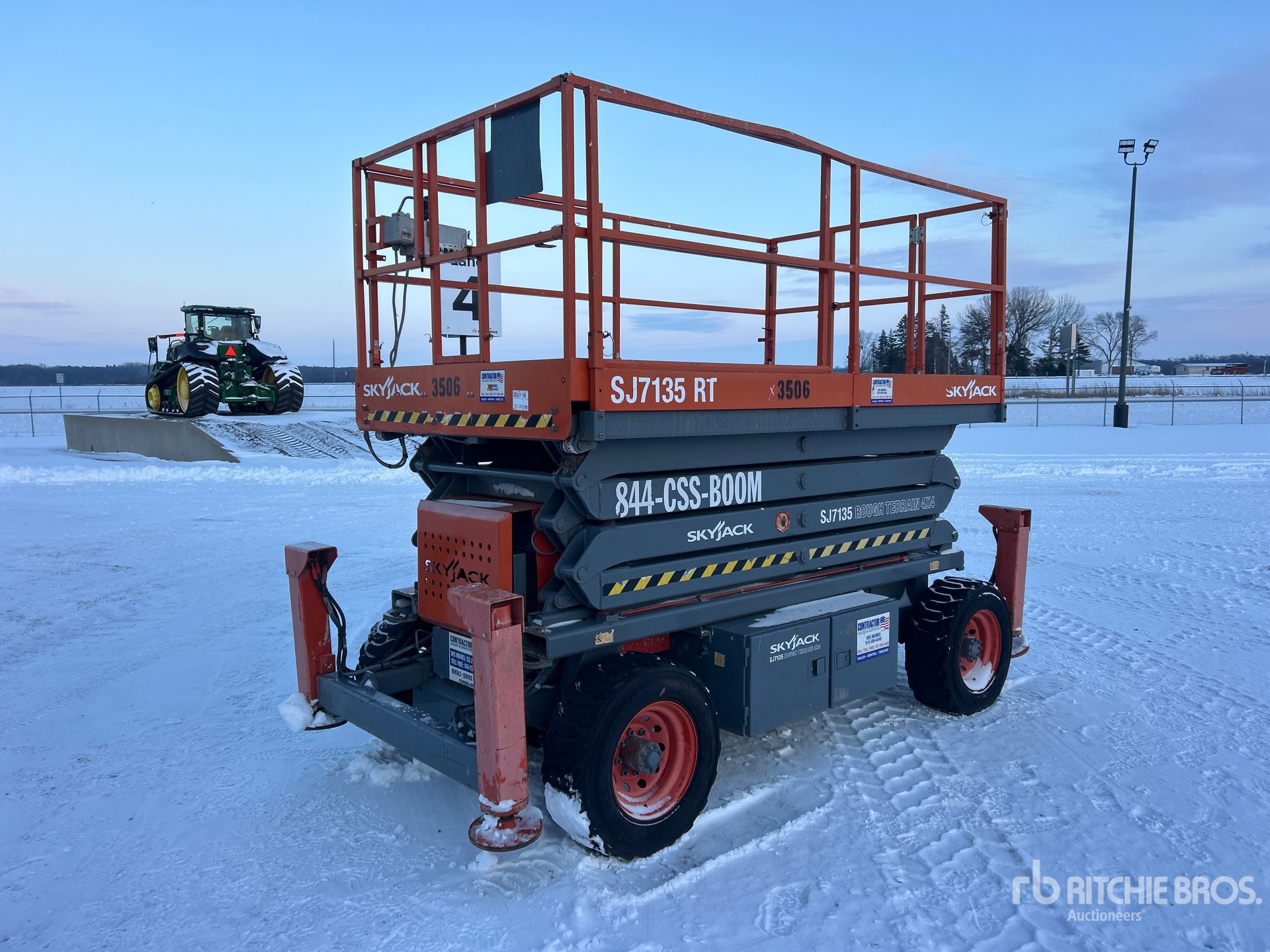 2008 Skyjack SJ7135RT 4x4 Dual Fuel Schaarlift