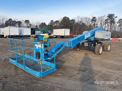 2018 Genie S-65 4WD Diesel Piattaforma monobraccio