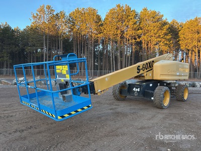 2013 Genie S60XC 4WD Diesel Telescopic Boom Lift