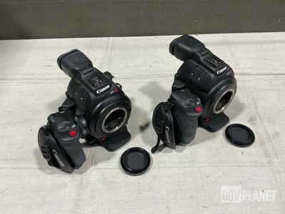(2) Canon EOS C100 Mark III Digital Cameras