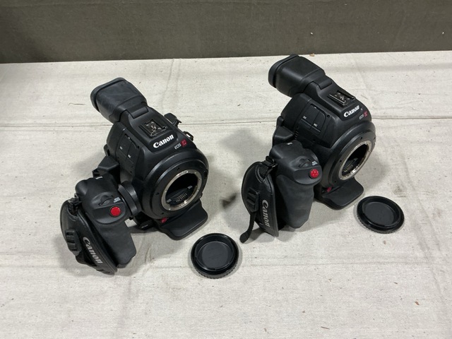 (2) Canon EOS C100 Mark III Digital Cameras