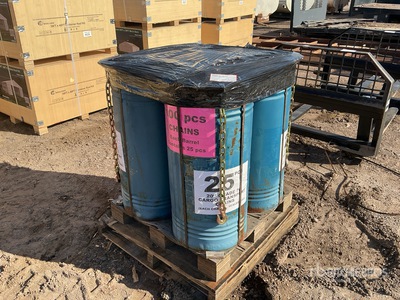 Quantity of (1) Pallets of 20 ft Grade 70 Cargo Transport Chains Divers - Magasin, entrepôt, consommateur (Unused)