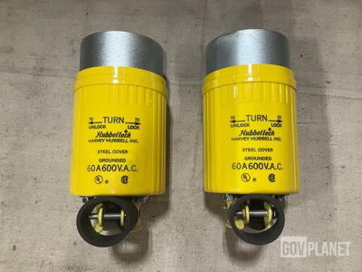 (45) Hubbell HBL26419 Locking Plugs