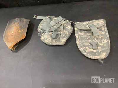 (12) Entrenching Hand Tools, (174) Canteen Pouches & Assorted Items