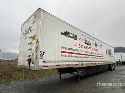 2022 Utility 53 ft x 102 in T/A Remorque fourgon