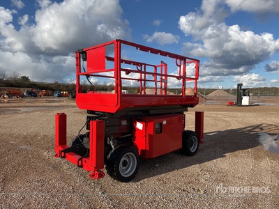 2017 Manitou 100SC-2 4x4 Diesel Nacelle Ciseau Elevador de tijera