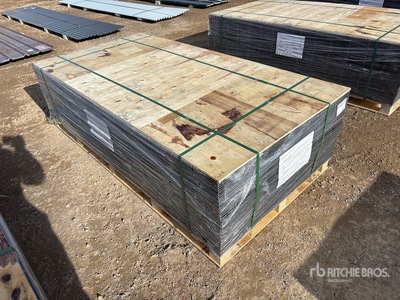 Quantity of (100) 2025 3.ft 6 in x 7 ft 6 Gauge Wire Mesh (Unused)