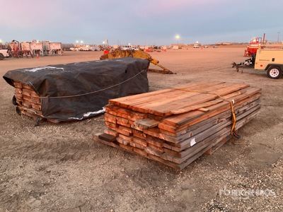 Quantity of 2x10x10 Rough Cut Cedar Lumber