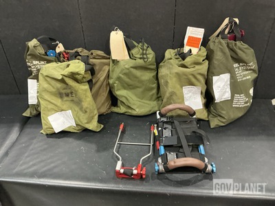 (7) Reel Research The Reel Splint Adult Traction & Extrication Tactical Systems