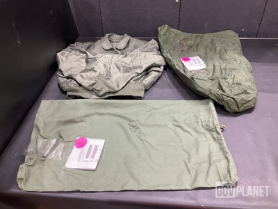 (60) Clothing Bags, (87) Barracks Bags, (1) Flyer's Jacket & Assorted Items