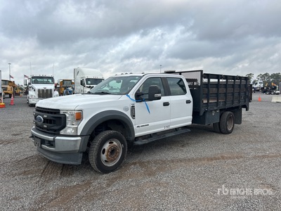 2020 Ford F-550 XL 4x2 Crew Cab Flatbed Truck