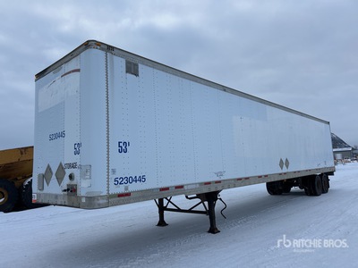 2000 Trailmobile 53 ft x 102 in T/A Remorque fourgon