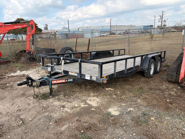 2024 Orange Line TU70-18BK4AR2B 18 ft T/A Utility Trailer