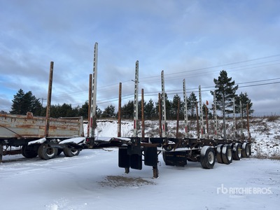 2018 Trailmobile 48 ft Quad/A Hayrack Log Trailer