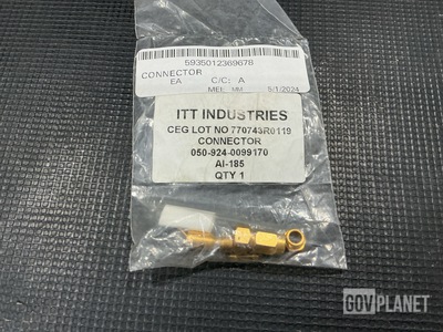 (10) ITT 456058 Twin Axial Cable Plugs