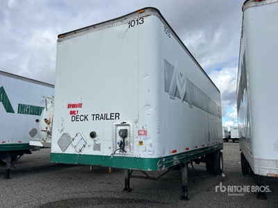 1995 Hyundai 28 ft x 102 in S/A Van Trailer
