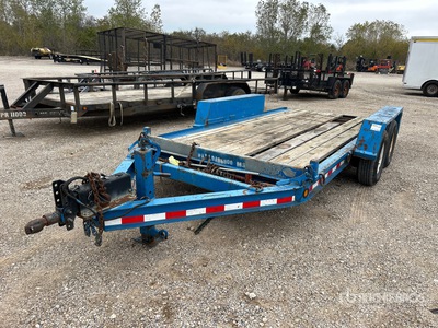 2000 Towmaster 14 ft T/A Tilt Deck Trailer