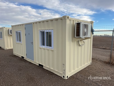 17 ft 6 in x 7 ft 2 in Skid-Mounted Container Home (Unused)