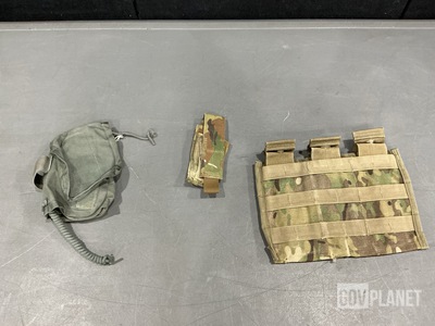 (18) M4 Three Mag Pouches, (16) Individual Pouches & Assorted Items