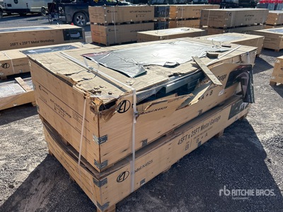 2025 KJ K4525 Double Garage Metal Shed (Unused)