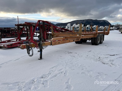 Custom Built 28 ft T/A Pole Trailer