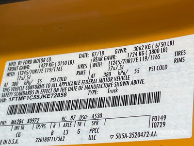 2018 Ford F-150 4x2 Pickup