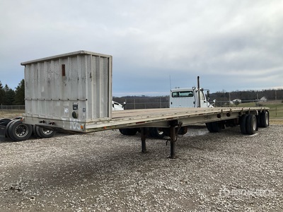 2009 Trailstar 48 ft T/A Spread Axle Flatbed Trailer