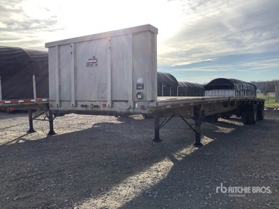 2006 Benson 40000 lb 48 ft T/A Spread Axle Flatbed Trailer