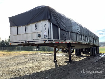 2007 MAC 46000 lb 45 ft T/A Spread Axle Flatbed Trailer