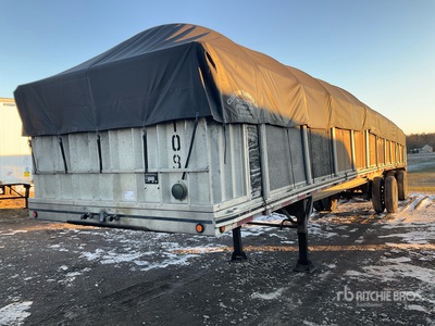 2007 MAC 45 ft T/A Spread Axle Flatbed Trailer