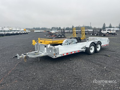 2025 Good Manufacturing GT19FL 18 ft T/A Ground Load Trailer