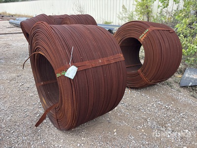 Quantity of (2) Bundles of 1/2 in Spool Coiled Rebar DA- 706 G60 C2 1/2"