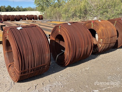 Quantity of (3) Bundles of 1/2 in Spool Coiled Rebar DA- 706 G60 C2