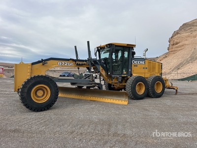 2012 John Deere 872G Niveleuse à moteur