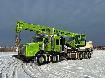 Weldco-Beales WHL45TC100 45 ton Straight Boom on 2007 Kenworth T800B 10x6 Twin-Steer Sleeper Camión Grúa