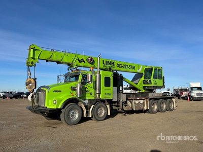 Weldco-Beales WHL45TC100 45 ton Straight Boom on 2007 Kenworth T800B 10x6 Twin-Steer Sleeper Camion à Fèche
