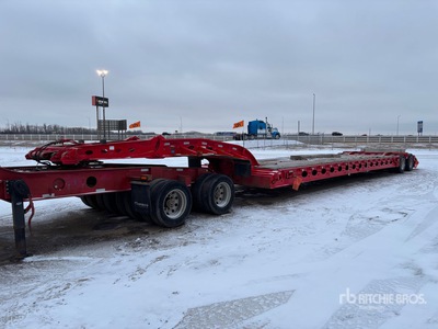 2008 Peerless 16-Wheel Double Drop Removable Gooseneck Rimorchio ribassato