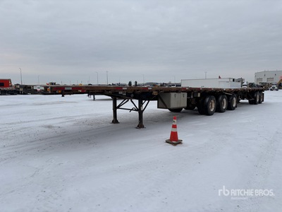 2007 Lode King 32 ft Super B-Train Lead Flatbed Trailer