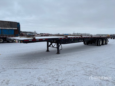 2007 Manac 53 ft Tri/A Flatbed Trailer