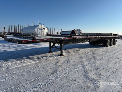 2007 Manac 53 ft Tri/A Flatbed Trailer