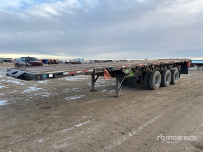 2007 Doepker 41 ft Tri/A Flatbed Oilfield Trailer
