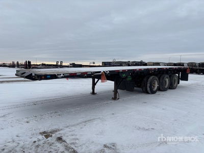 2007 Doepker 41 ft Tri/A Flatbed Oilfield Trailer