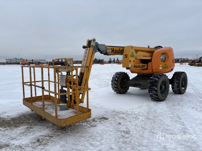 2014 Haulotte HA46JRTDLB 4WD Diesel Podnośnik Przegubowy