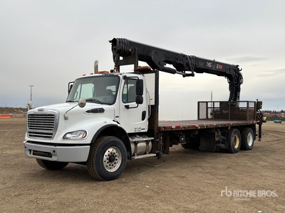 2010 Hiab 435K/4HIPRO 10000 lb Knuckle Boom on 2011 Freightliner M2112 6x4 Camión Grúa
