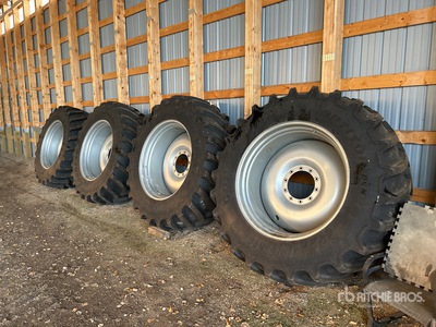 Quantity of (4) Goodyear OptiTorque LSW710/65R46 Tyres - Fits Case IH Patriot 4450