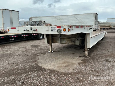 1989 Trail King 45 ft T/A Hydraulic Tail Trailer