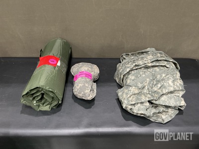 (14) Poncho Liners, (17) Self-Inflating Sleeping Mats & Assorted Items
