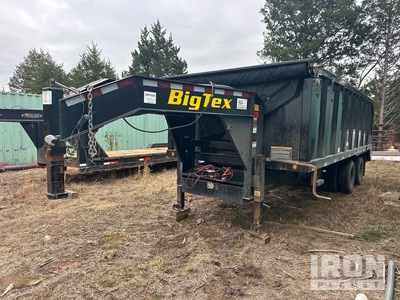 2020 Big Tex 25DU-20BK8SIR 20 ft T/A Gooseneck Przyczepa Lekka Wywrotka